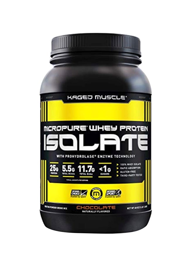 Micropure Whey Protein Isolate Powder - Chocolate