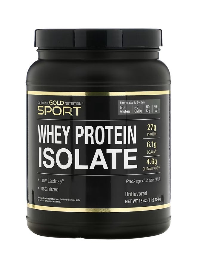 Sport Whey Protein Isolate  1 Lb, 16 Oz (454 G)