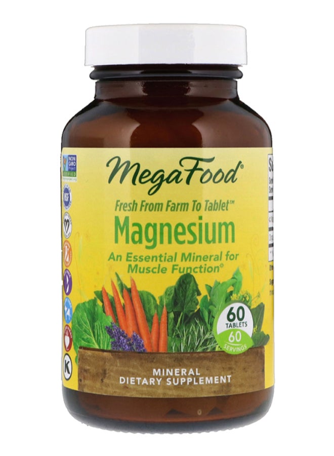 Magnesium Mineral - 60 Tablets