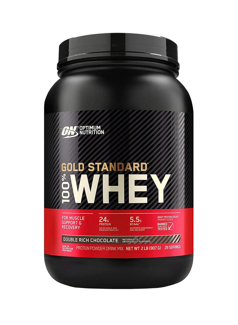 Gold Standard 100% Whey Protein Powder 2 lbs (Double Rich Chocolate)