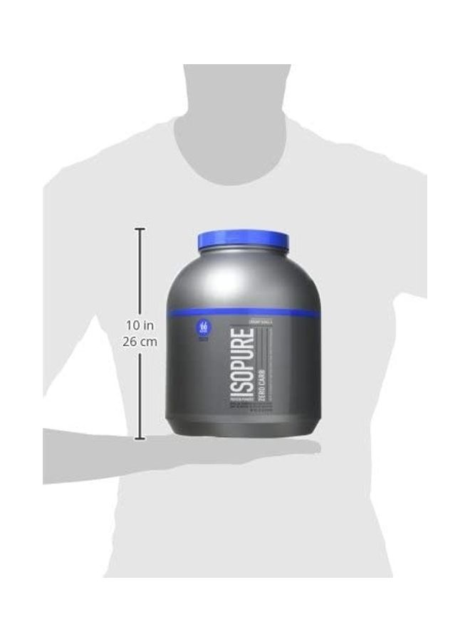 Isopure Zero Carb Protein Powder Creamy Vanilla 4.5lbs