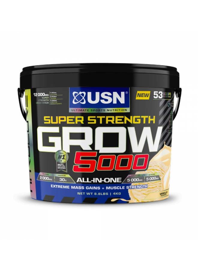 USN Super Strength Grow 5000 Vanilla 4kg Mass Gainer