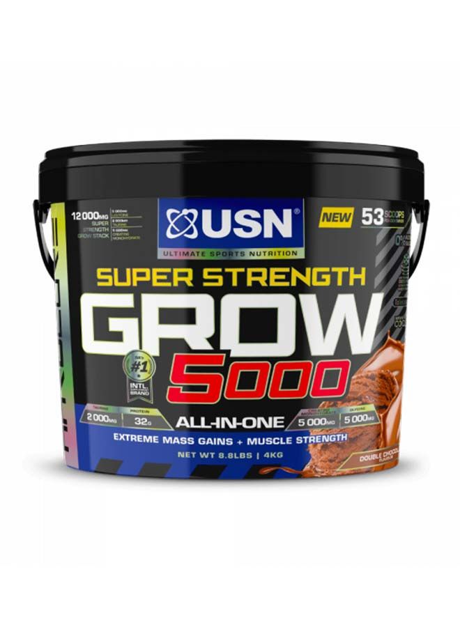 USN Super Strength Grow 5000 Double Chocolate 4kg Mass Gainer