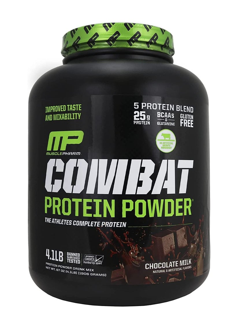 Combat Protein Powder Chocolate Milk 4.1 LB