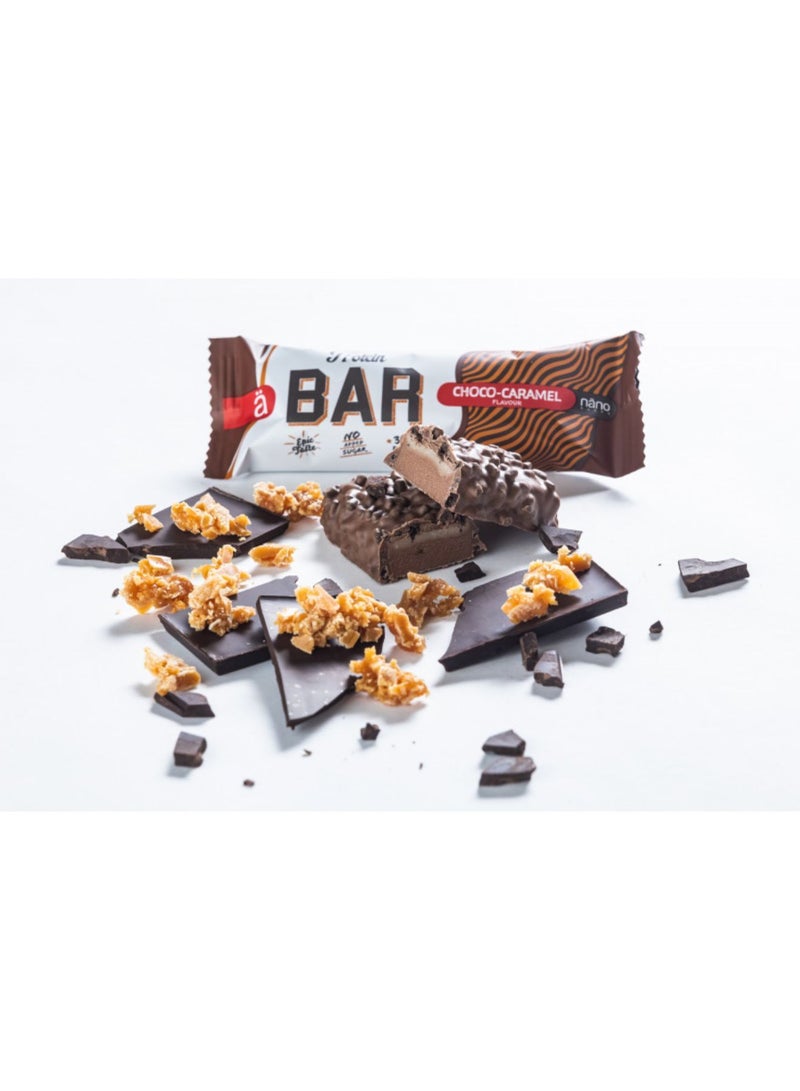 Nano Protein Bar Chocolate & Caramel (12Pieces In Box) (12 X 55Grms)