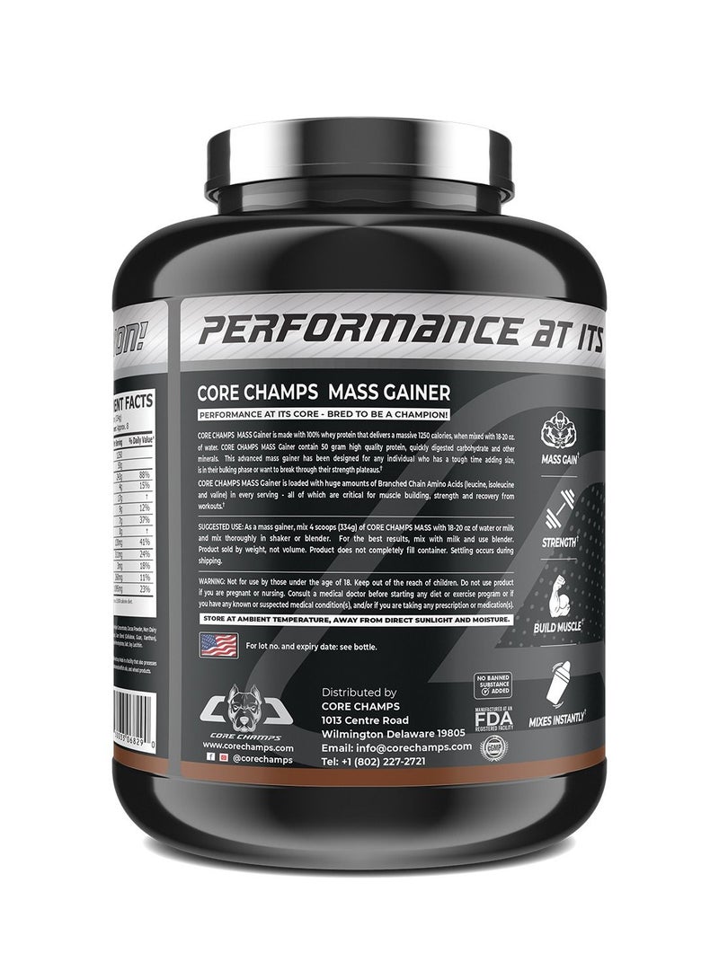 Core Champs Mass Gainer 6lbs Chocolate - 8 Servings