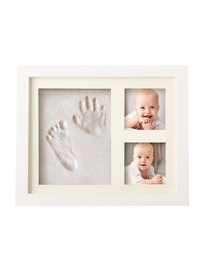 Baby Handprint And Footprint Photo Frame