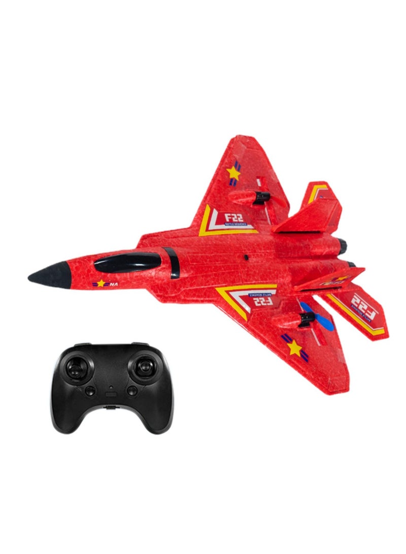 F22 2.4G Remote Control RC Plane 2CH 3-Axis Gyro Airplane Glider LED Fighter Toy