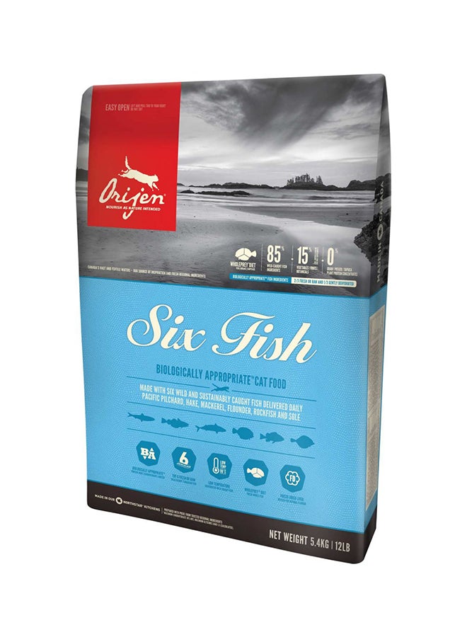 Six Fish Biologically Appropriate Cat Food 5.4kg