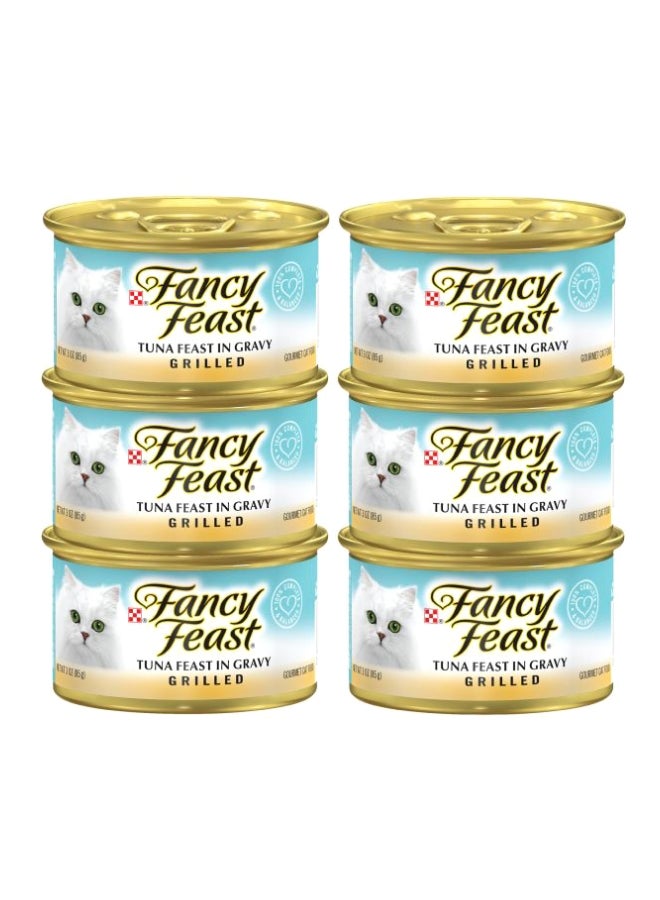 Pack Of 6 Grilled Tuna Feast In Gravy 85grams