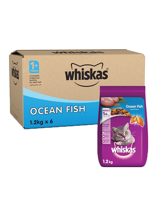 Ocean Fish Dry Food Bag Pack Of 6 1.2kg