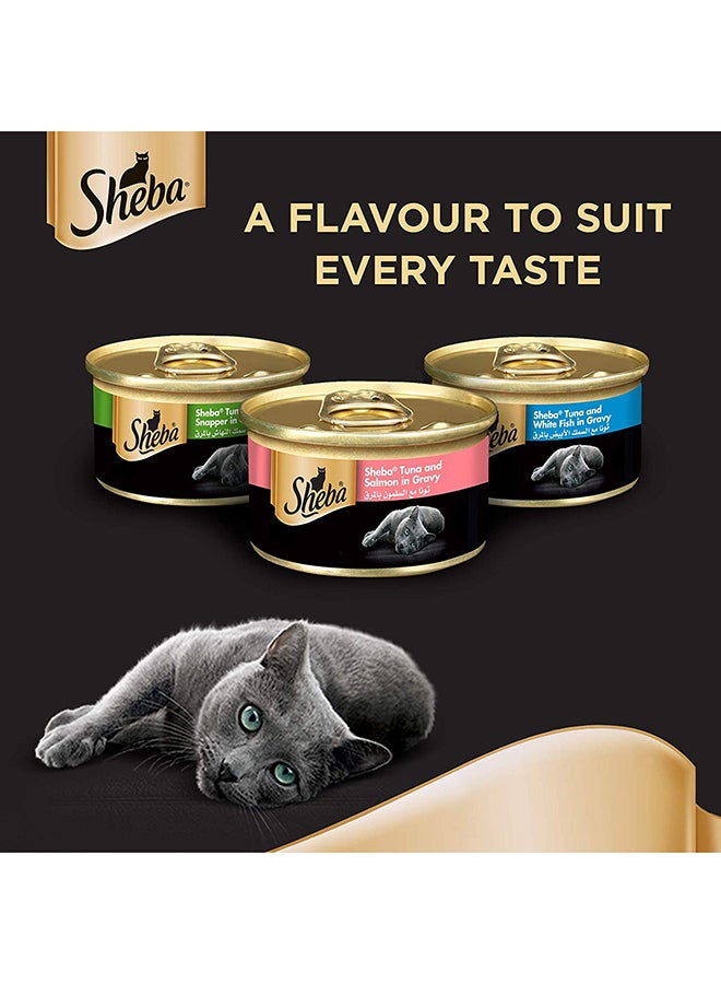 Tuna And Snapper Cat Food Can 24x85g