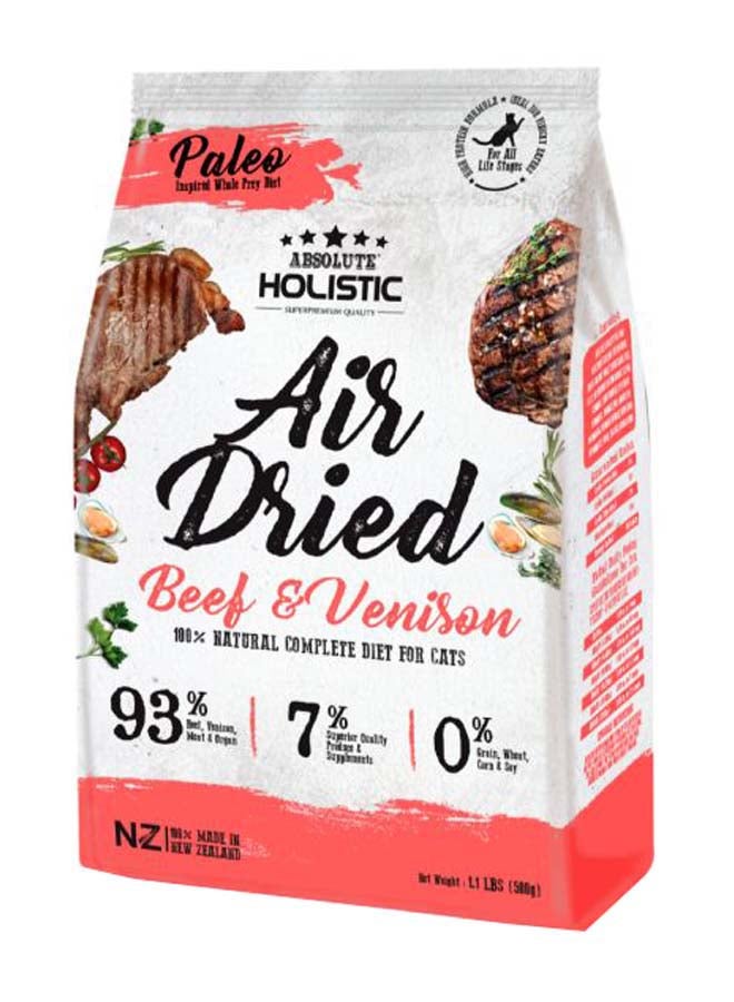 Beef And Venison Air Dried Dry Food Multicolour