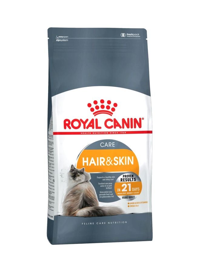 Hair And Skin Care Cat Dry Food Brown 4kg