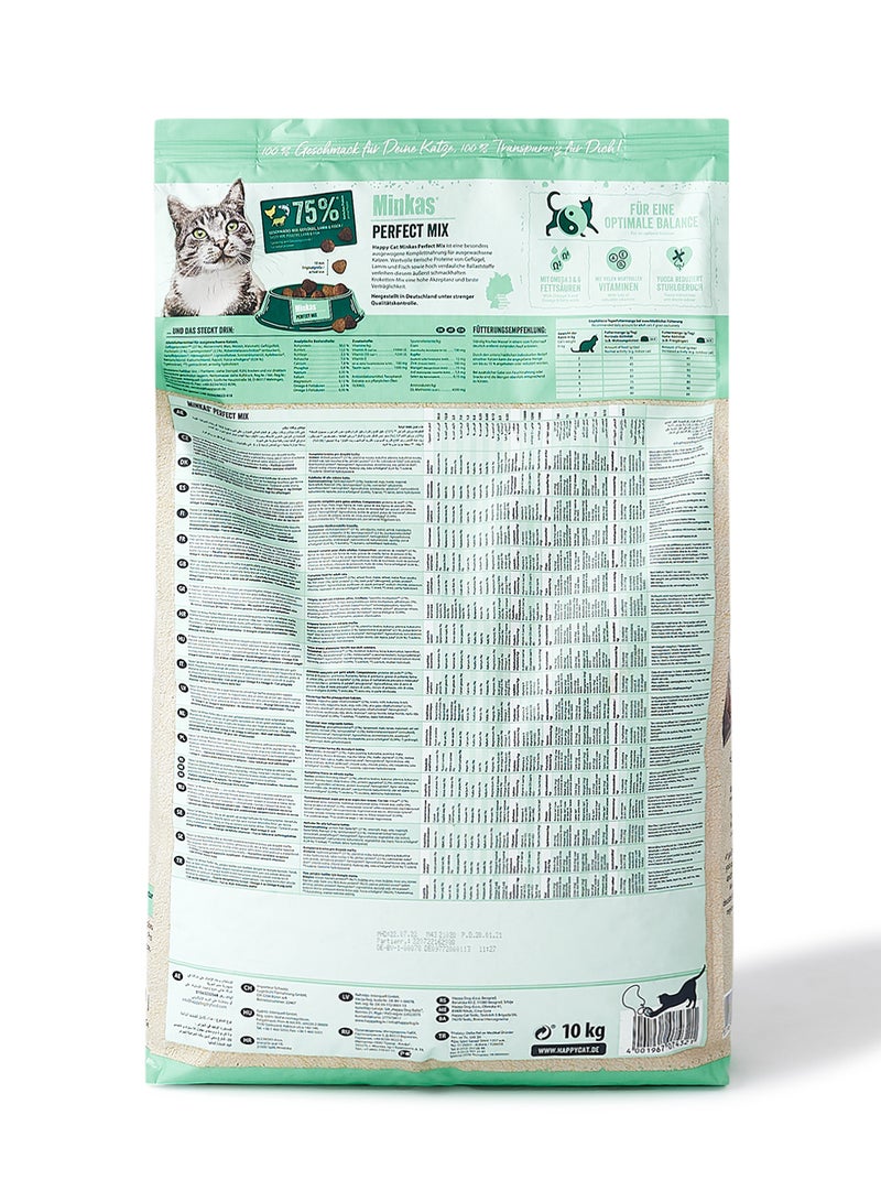 Minkas Perfect  Mix Cat Dry Food 10kg