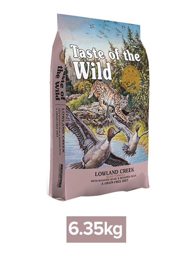 Lowland Creek Feline Recipe With Roasted Quail And Roasted Duck Multicolour 6.35kg