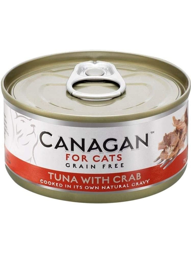 Canagan Tuna with Crab Cat Tin Wet Food 12X75g