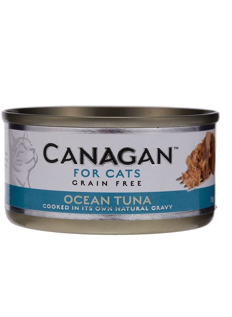 Canagan Ocean Tuna Cat Tin Wet Food 12X75g