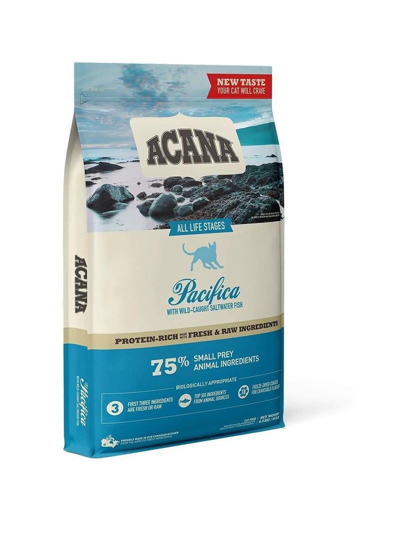 Pacifica All Breeds Cat Dry Food 4.5Kg