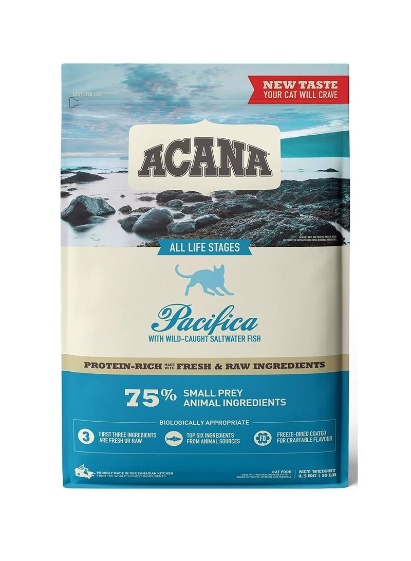 Pacifica All Breeds Cat Dry Food 4.5Kg