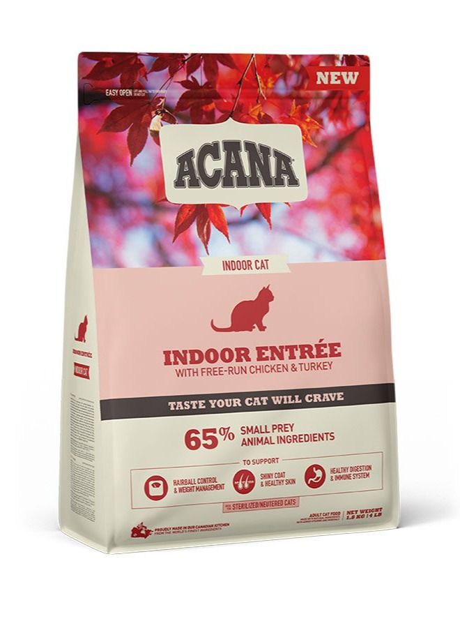 Indoor Entree Cat Dry Food 1.8Kg