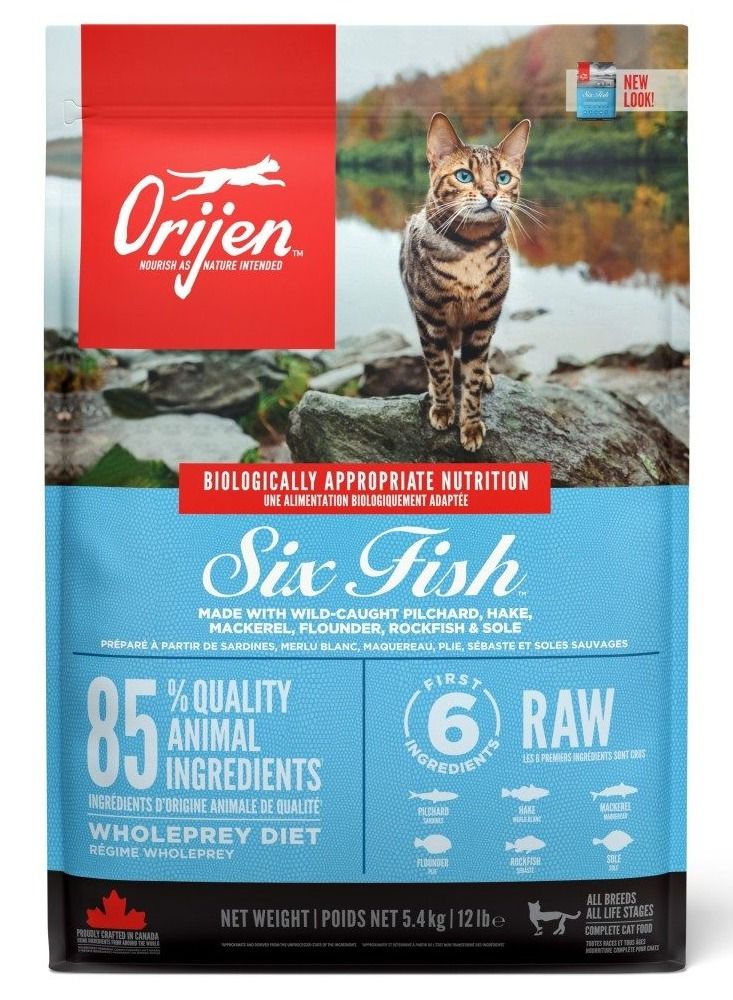 Six Fish Cat Dry Food 5.4 kg