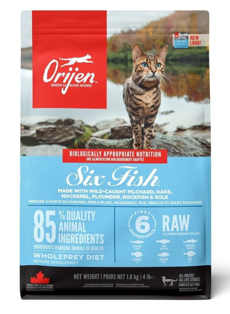 Six Fish Cat Dry Food 1.8 kg