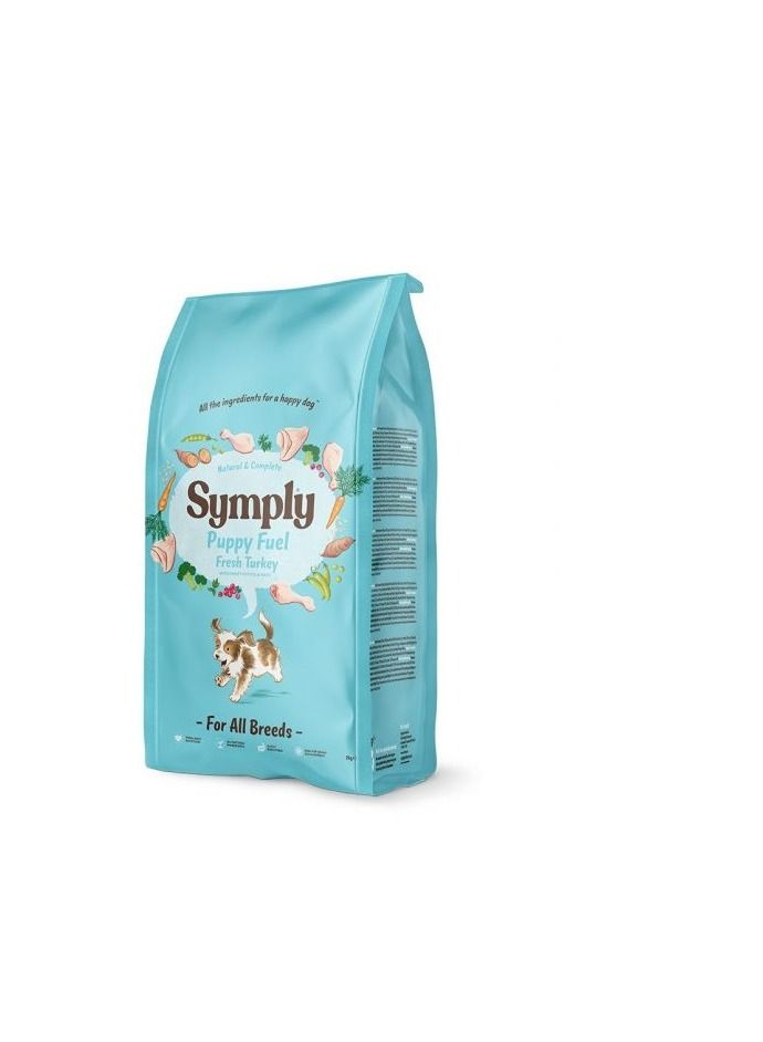 Puppy Fuel Fresh Turkey Dry Dog Food 12KG