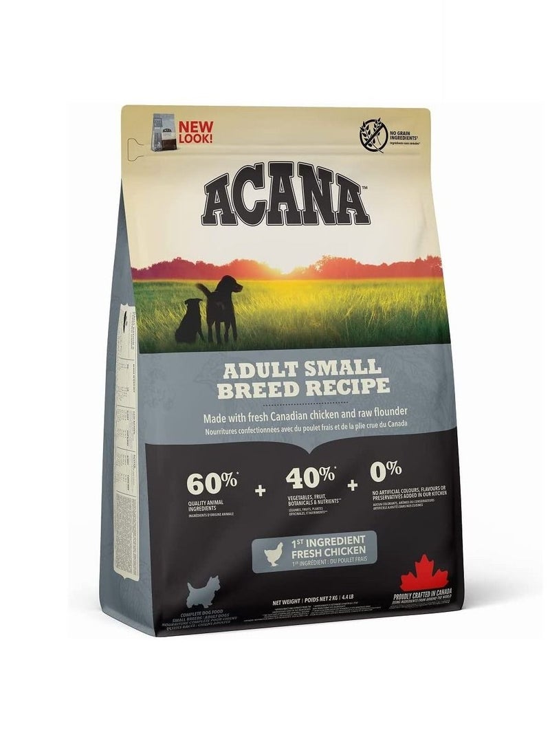 Acana Adult Small Breed Dog Dry Food 2Kg