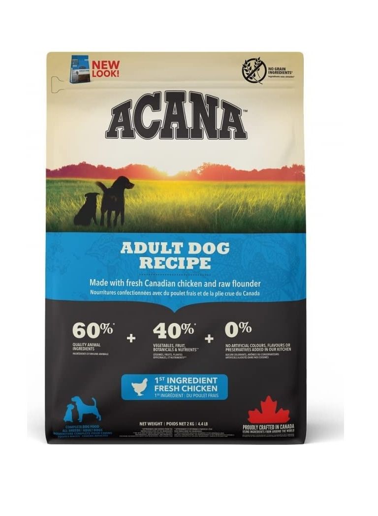 Acana Chicken And Greens Adult Dog Dry Food 2Kg