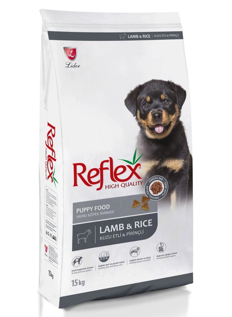 Puppy Food with Lamb and Rice 15 kg