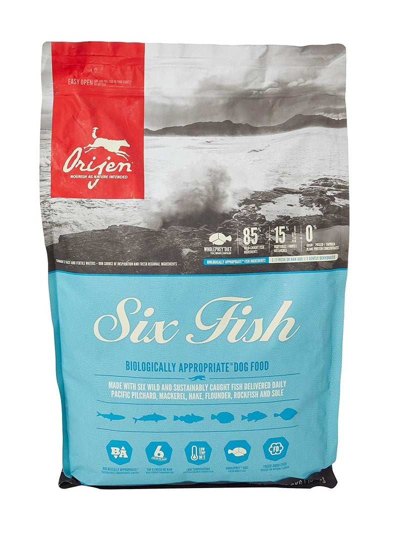 Orijen Six Fish Dog Dry Food 11.4Kg