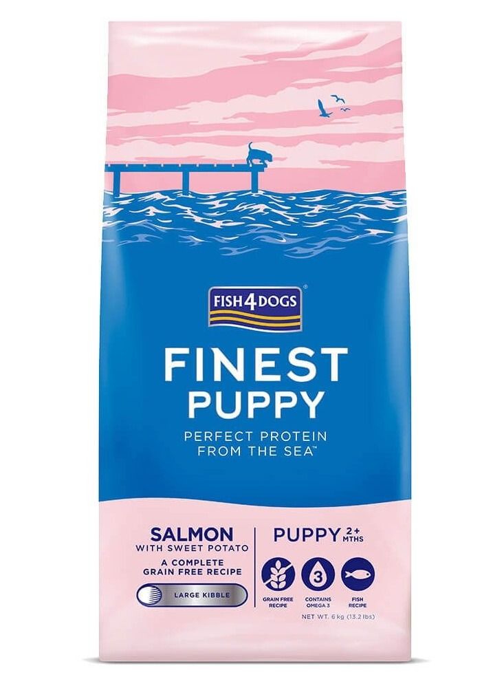 Puppy Salmon Sweet Potato Large Kibble Dry Food 6kg