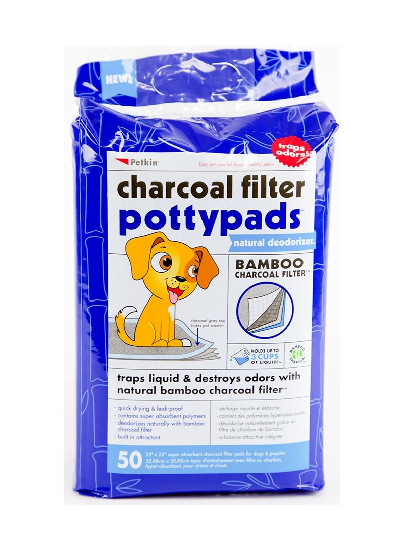 50-Count Charcoal Filter Potty Pads