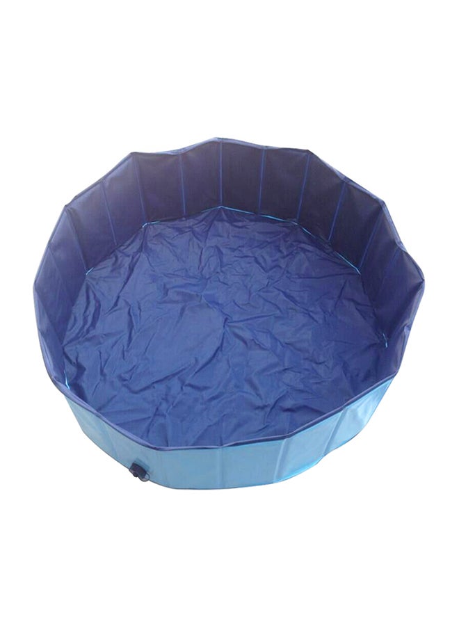 Foldable Pet Pool Blue 80 x 20centimeter