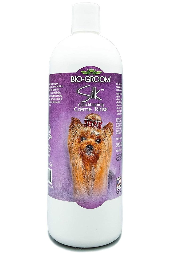 Bio Groom Cream Rinse Silk Dog Conditioner 32oz