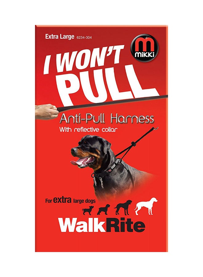 WalkRite Anti-Pull Harness Black XL