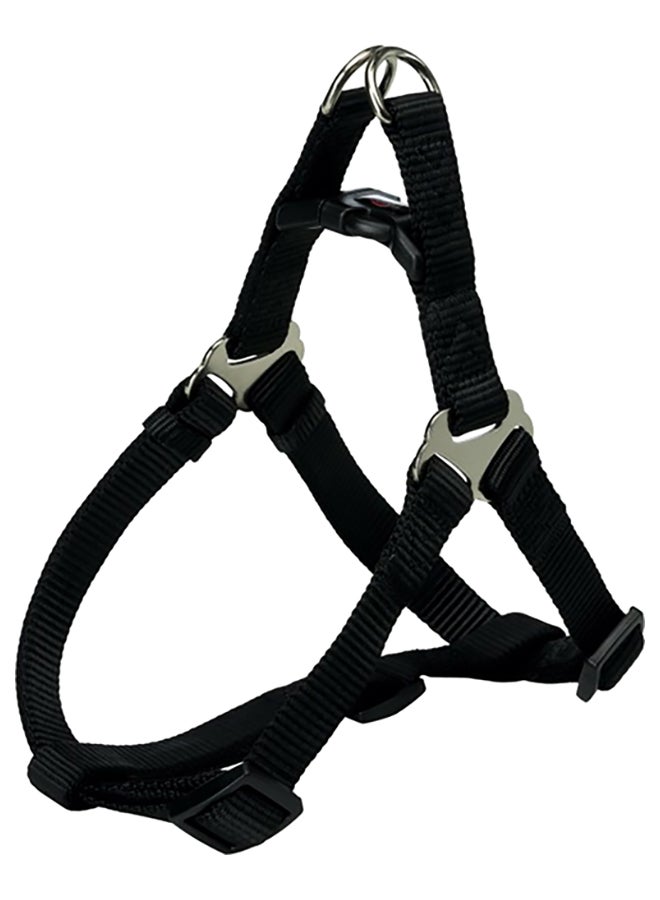 Premium One Touch Dog Harness Black