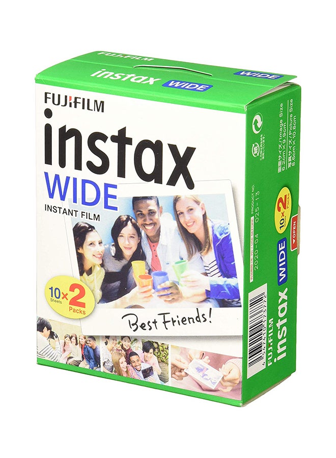 Instax film Wide 20 Sheet White