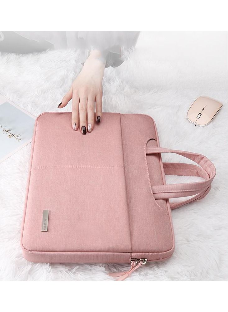 Laptop Bag PU Leather for Women Shockproof Case Notebook Carrying Briefcase Handbags