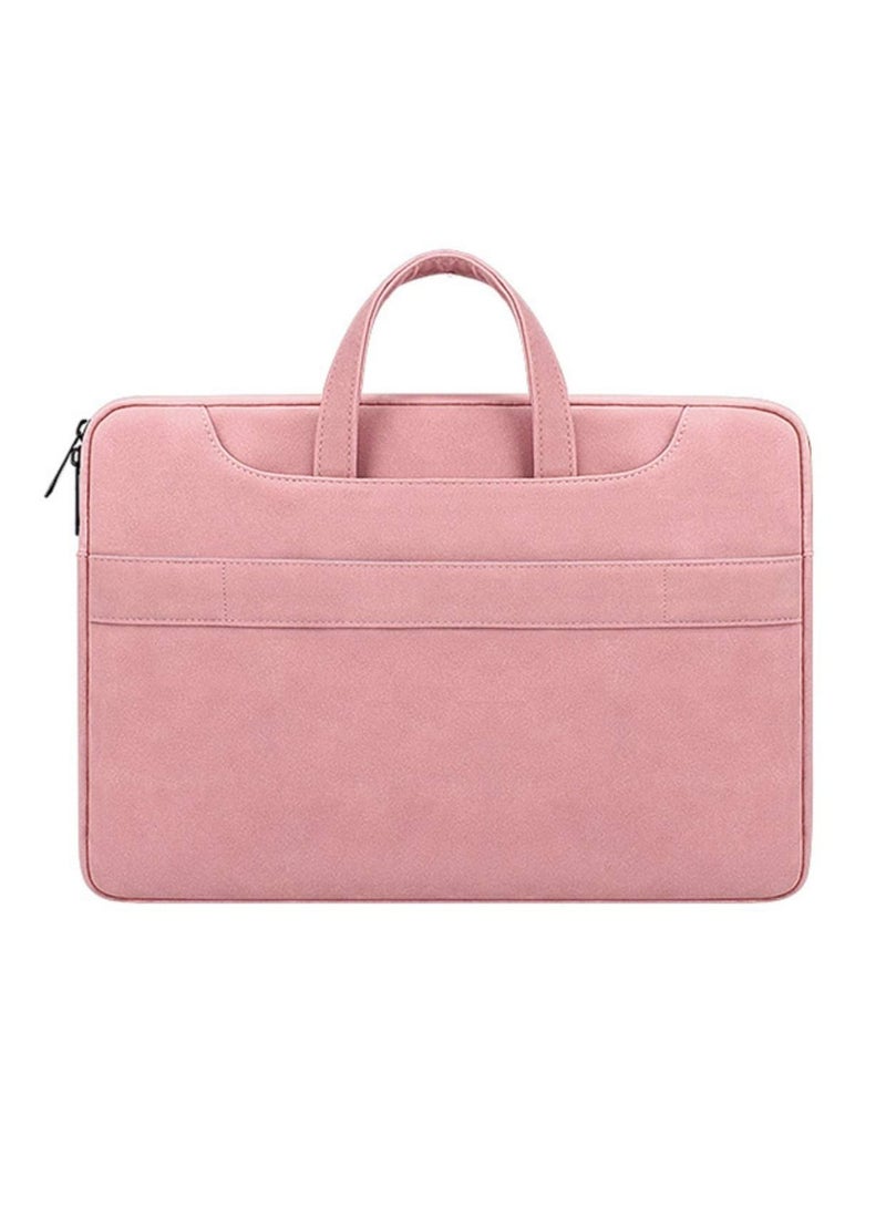 Laptop Bag PU Leather for Women Shockproof Case Notebook Carrying Briefcase Handbags