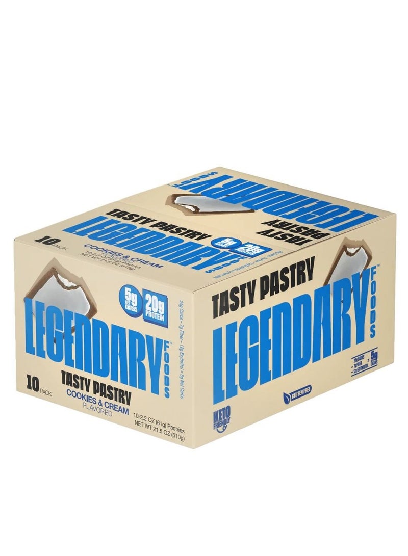 Tasty Pastry 61g Cookies & Cream ( 1x10 )