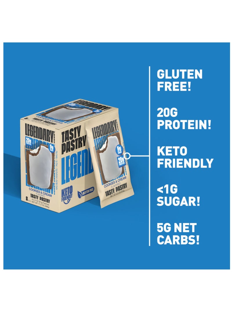 Tasty Pastry 61g Cookies & Cream ( 1x10 )