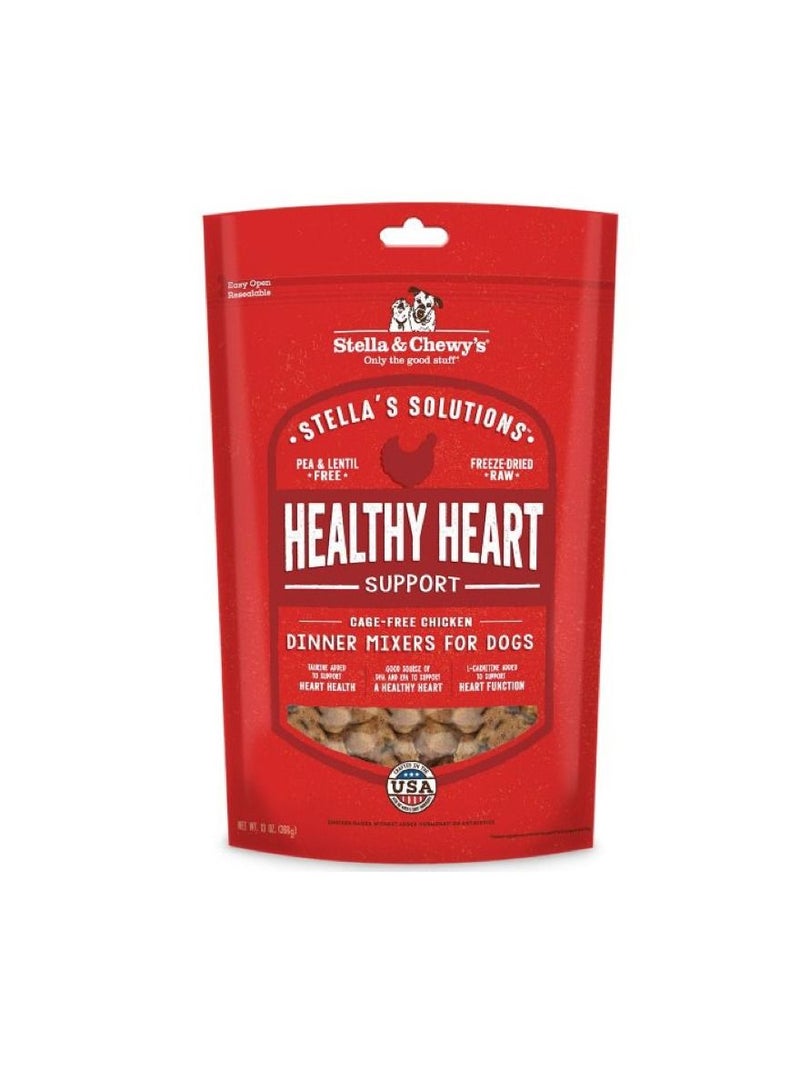 Stella’s Solutions Freeze Dried Dog Food Chicken Healthy Heart Support 13oz