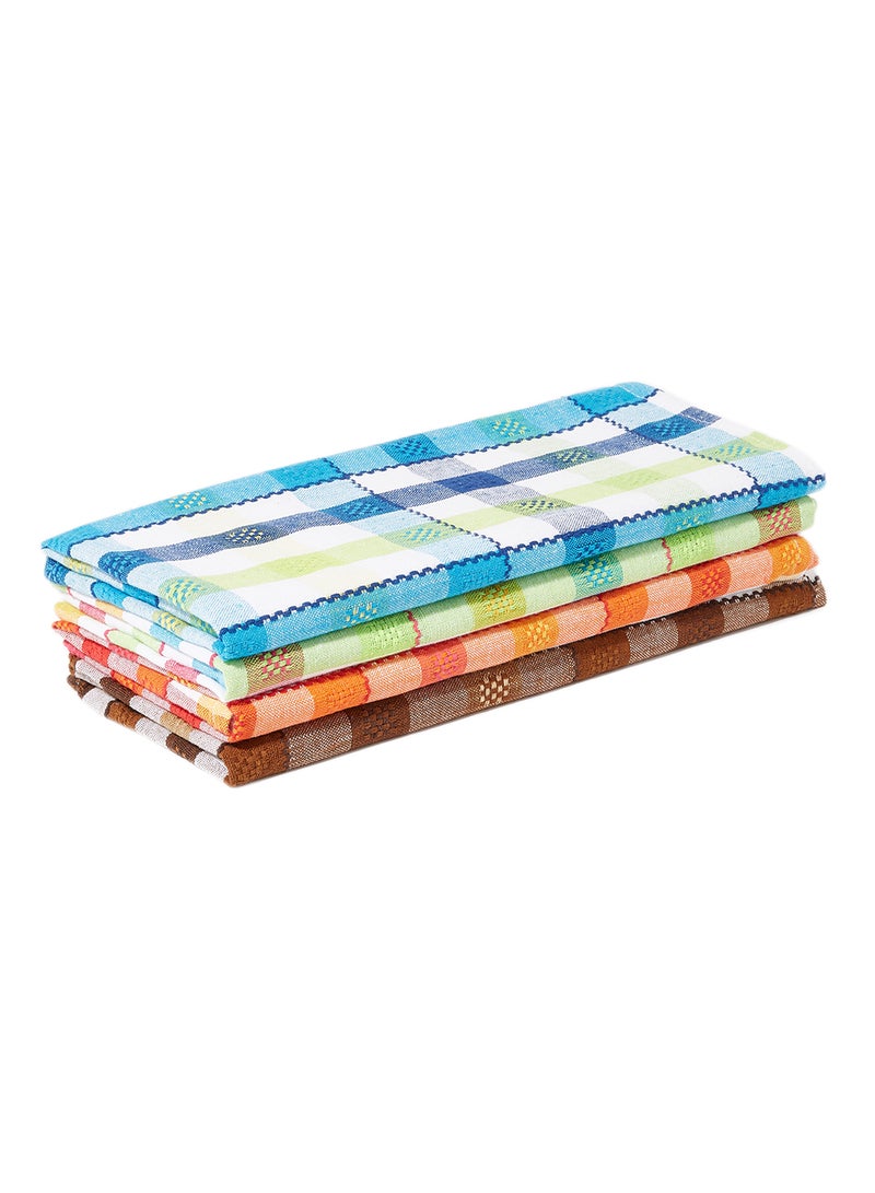 4-Piece Kitchen Towel Set, Cotton Multicolour