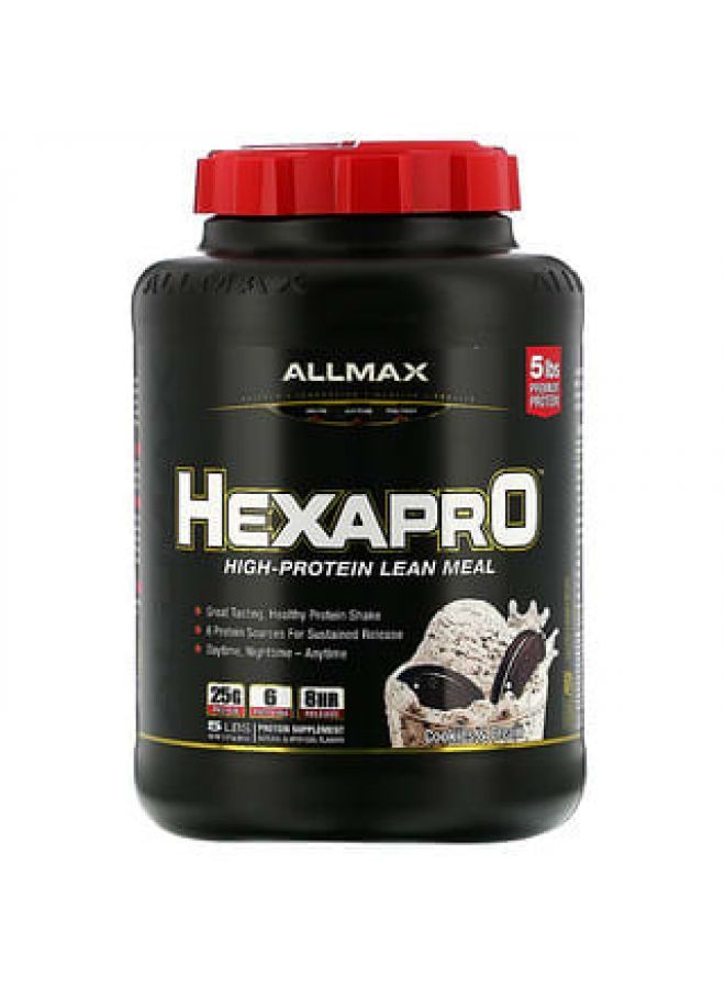 ALLMAX Nutrition Hexapro High-Protein Lean Meal Cookies & Cream 5 lbs (2.27 kg)