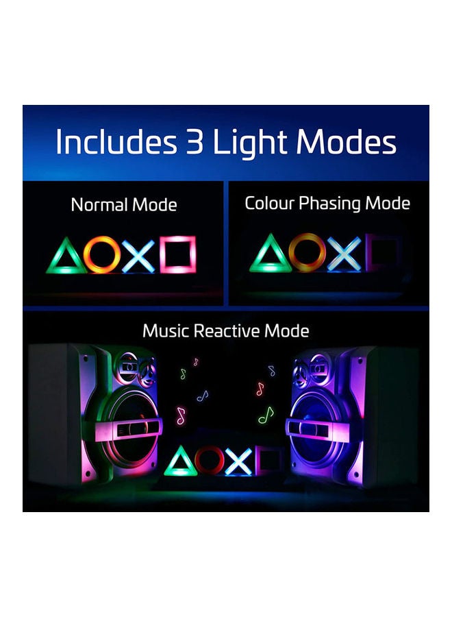 PlayStation Wireless Icons Light with 3 Modes