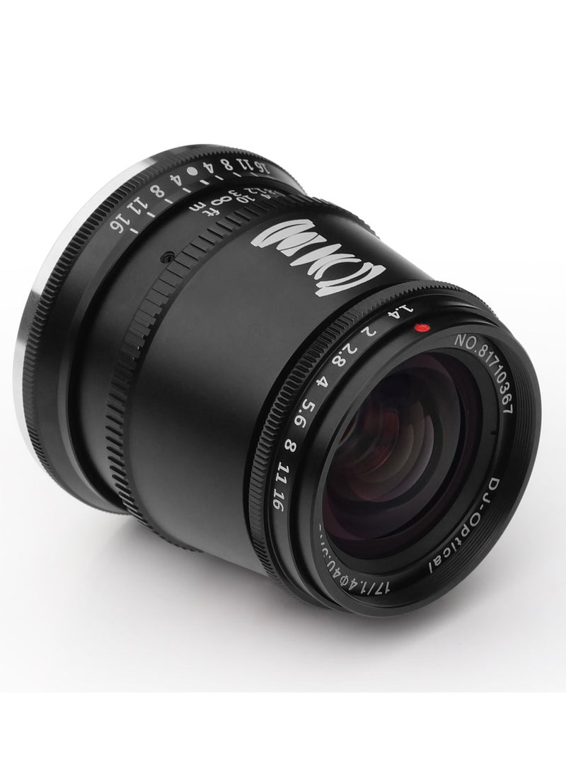 TTArtisan 17mm f/1.4 Lens for Micro Four Thirds (Black)