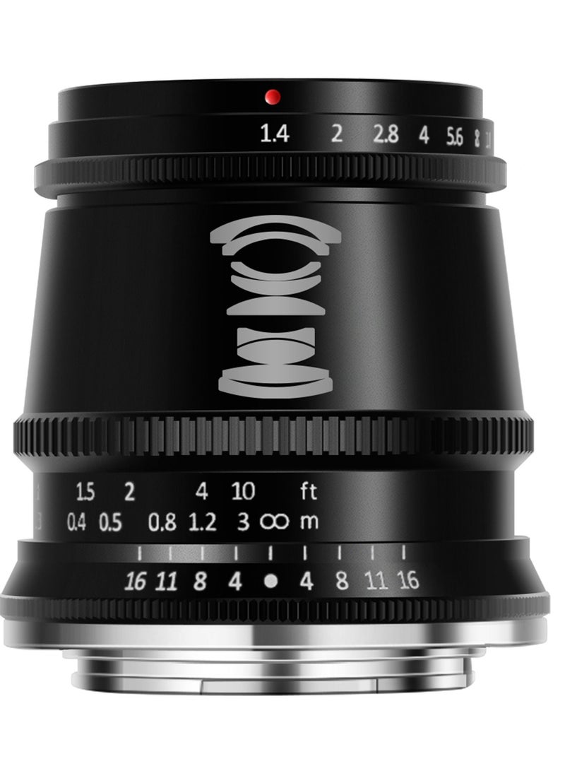 TTArtisan 17mm f/1.4 Lens for Micro Four Thirds (Black)