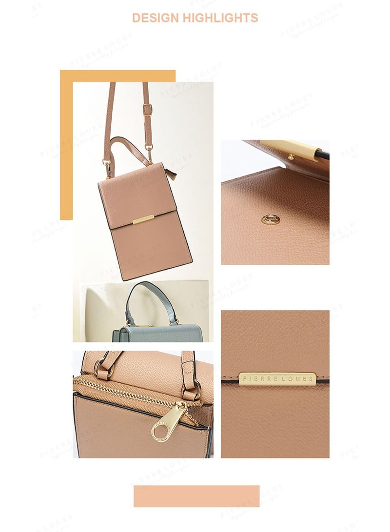 Phone Bag For Women Crossbody,Phone Bag,Small Mobile Phone Crossbody Bag,Purse With Shoulder Strap，PU Leather,Cellphone Wallet ,Handbags,Touch Screen Mini Cell Phone With Crossbody Straps Bag